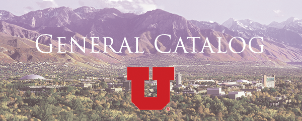 General Catalog and University of Utah logo